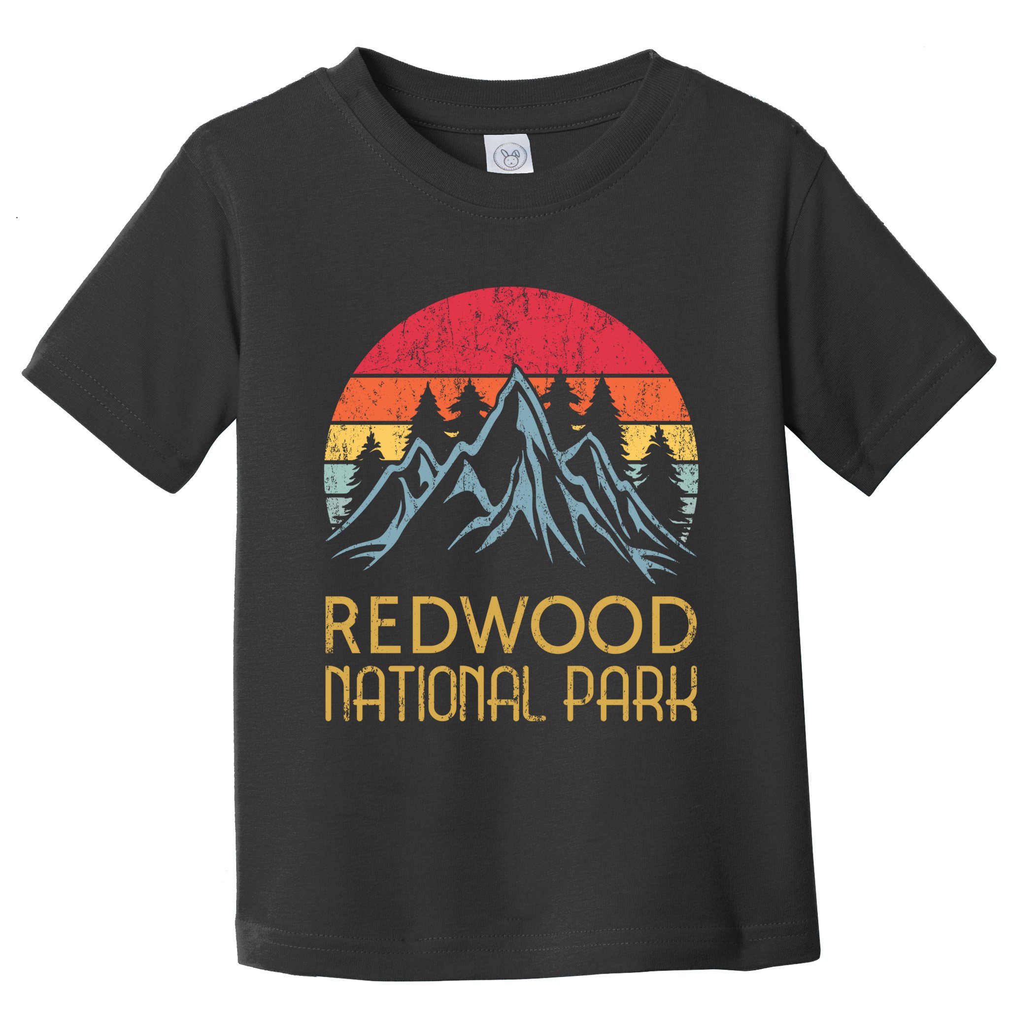 California Retro Vintage Redwood National Park Toddler T-Shirt