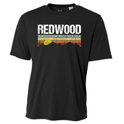 California Retro Vintage Redwood National Park Cooling Performance Crew T-Shirt