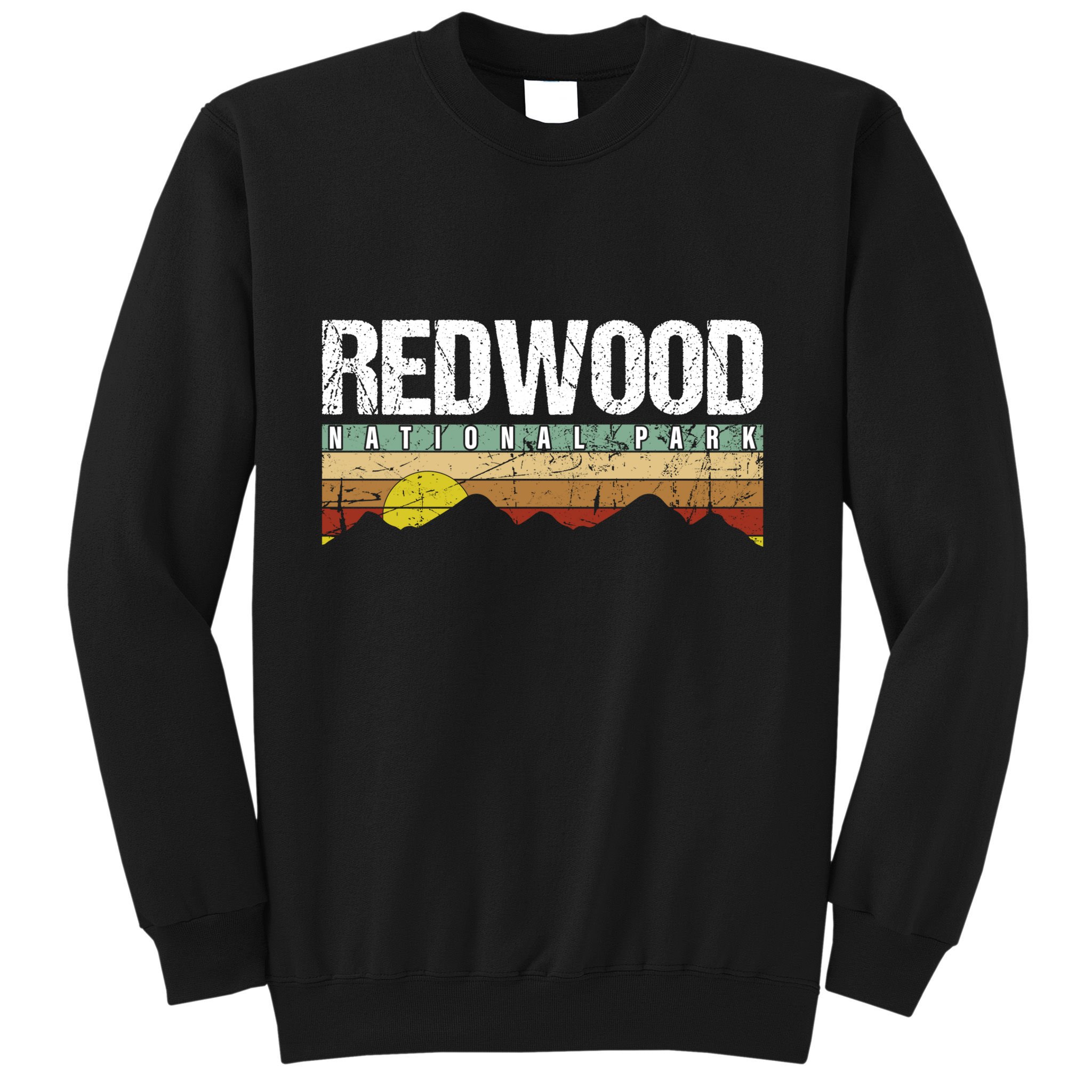 California Retro Vintage Redwood National Park Sweatshirt