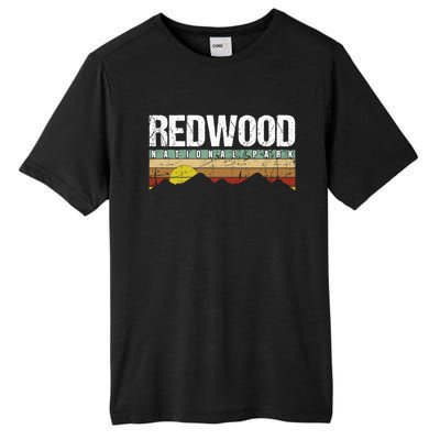 California Retro Vintage Redwood National Park Tall Fusion ChromaSoft Performance T-Shirt