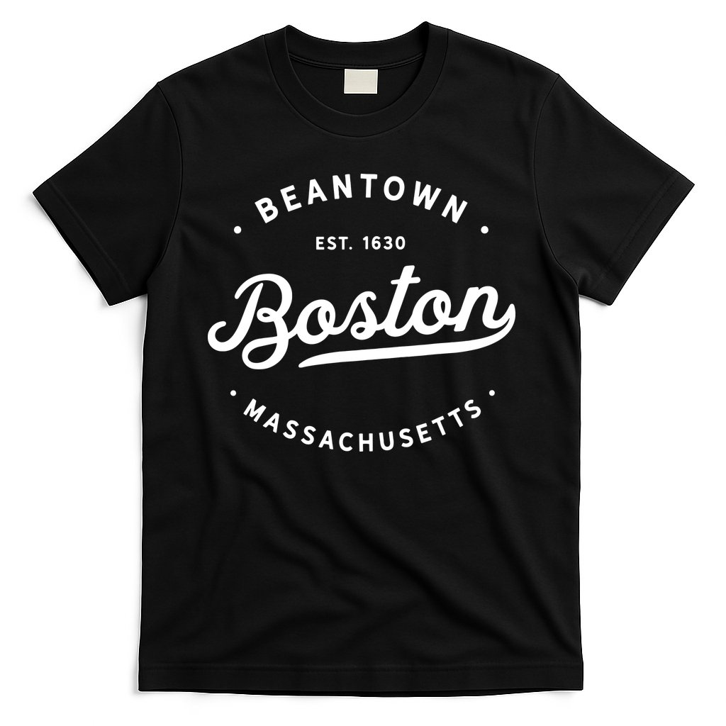 Classic Retro Vintage Boston Massachusetts Beantown Usa T-Shirt