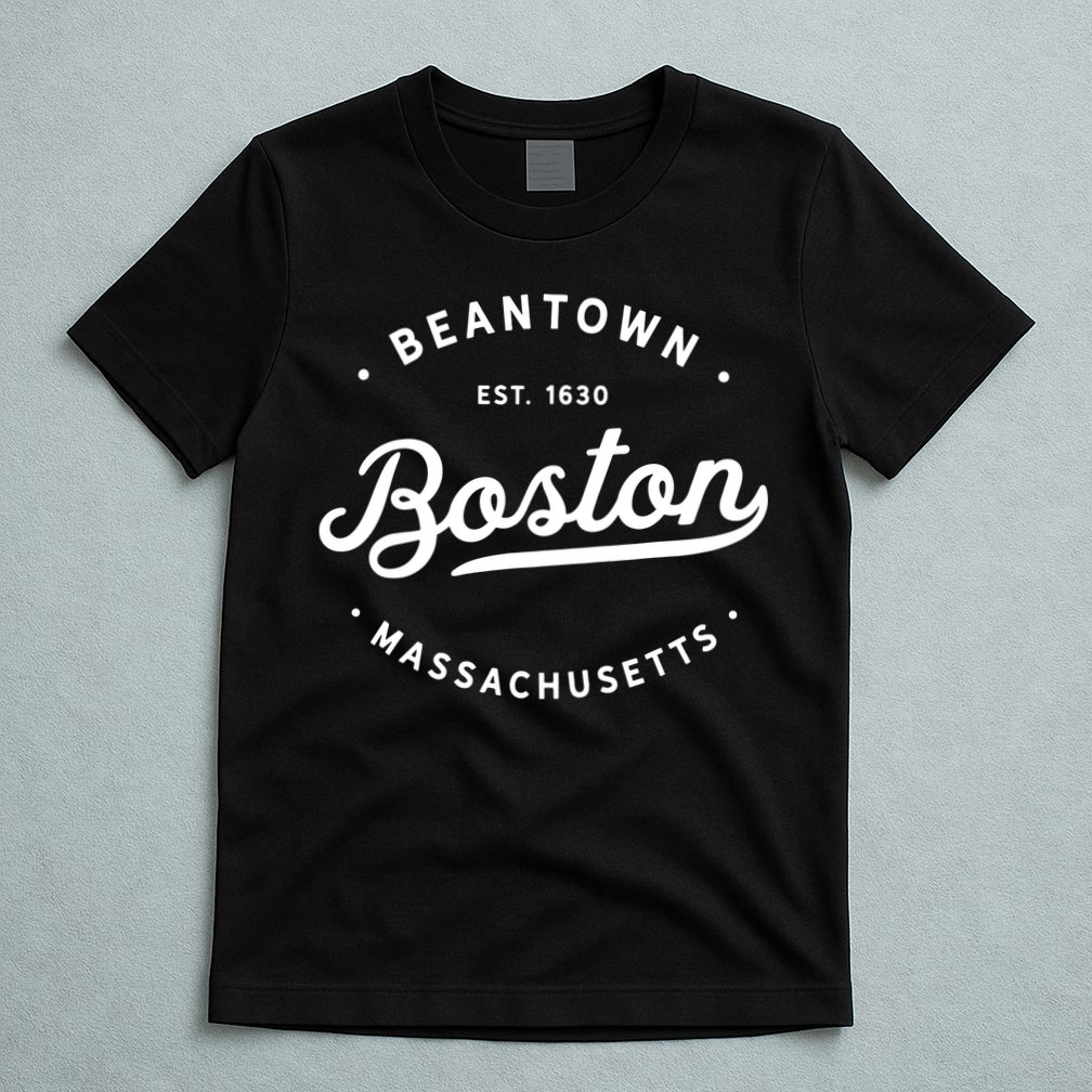 Classic Retro Vintage Boston Massachusetts Beantown Usa T-Shirt