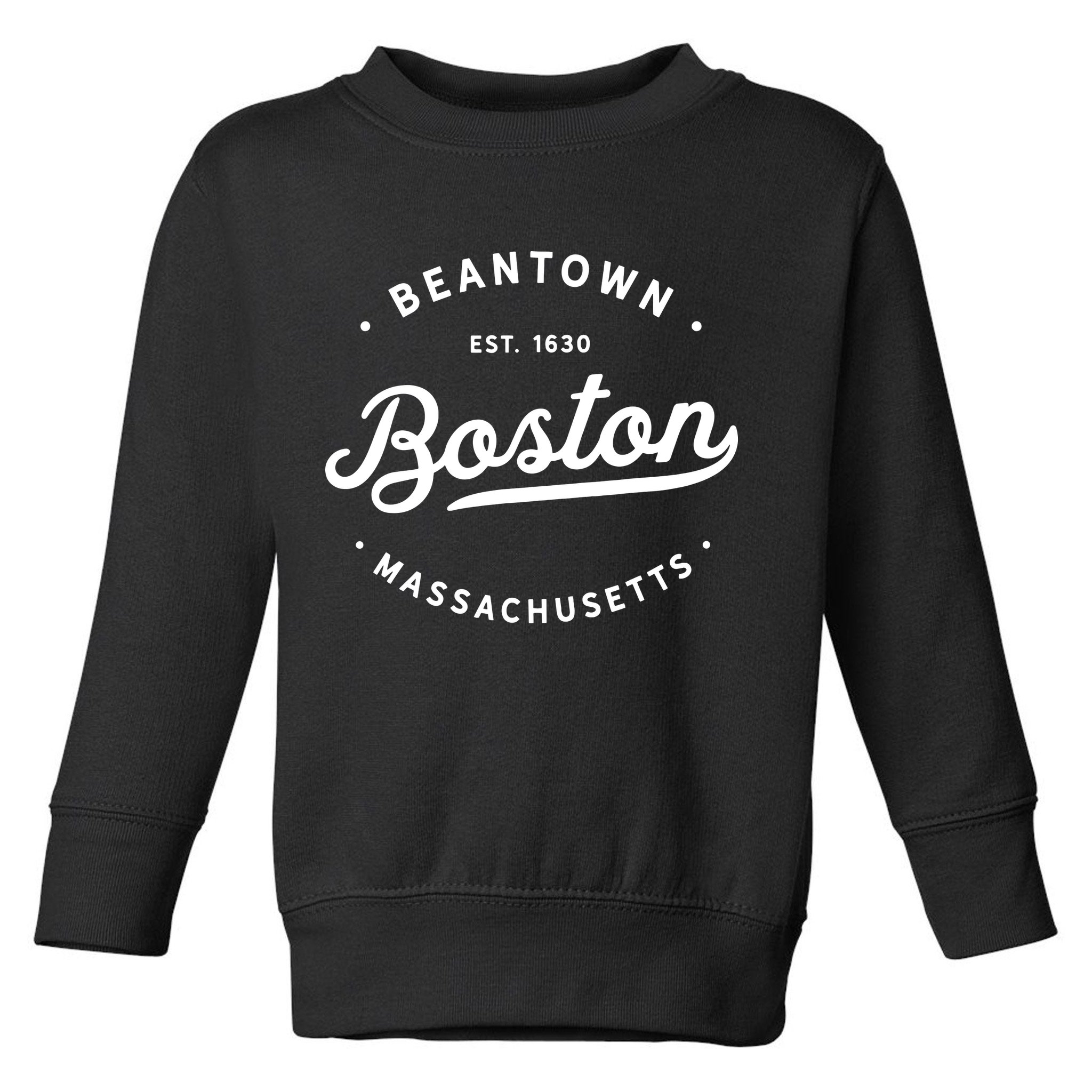 Classic Retro Vintage Boston Massachusetts Beantown Usa Toddler Sweatshirt