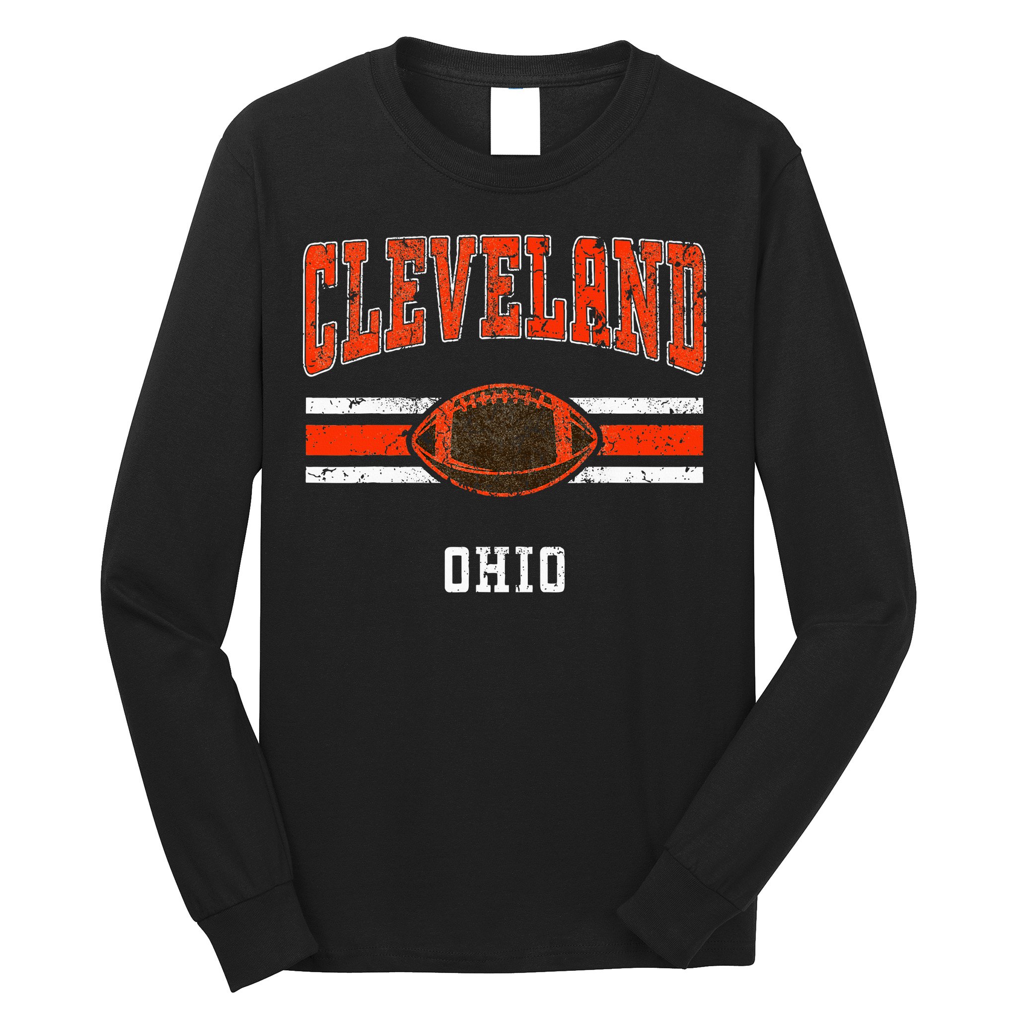 Cleveland Retro Vintage Classic Ohio Long Sleeve Shirt