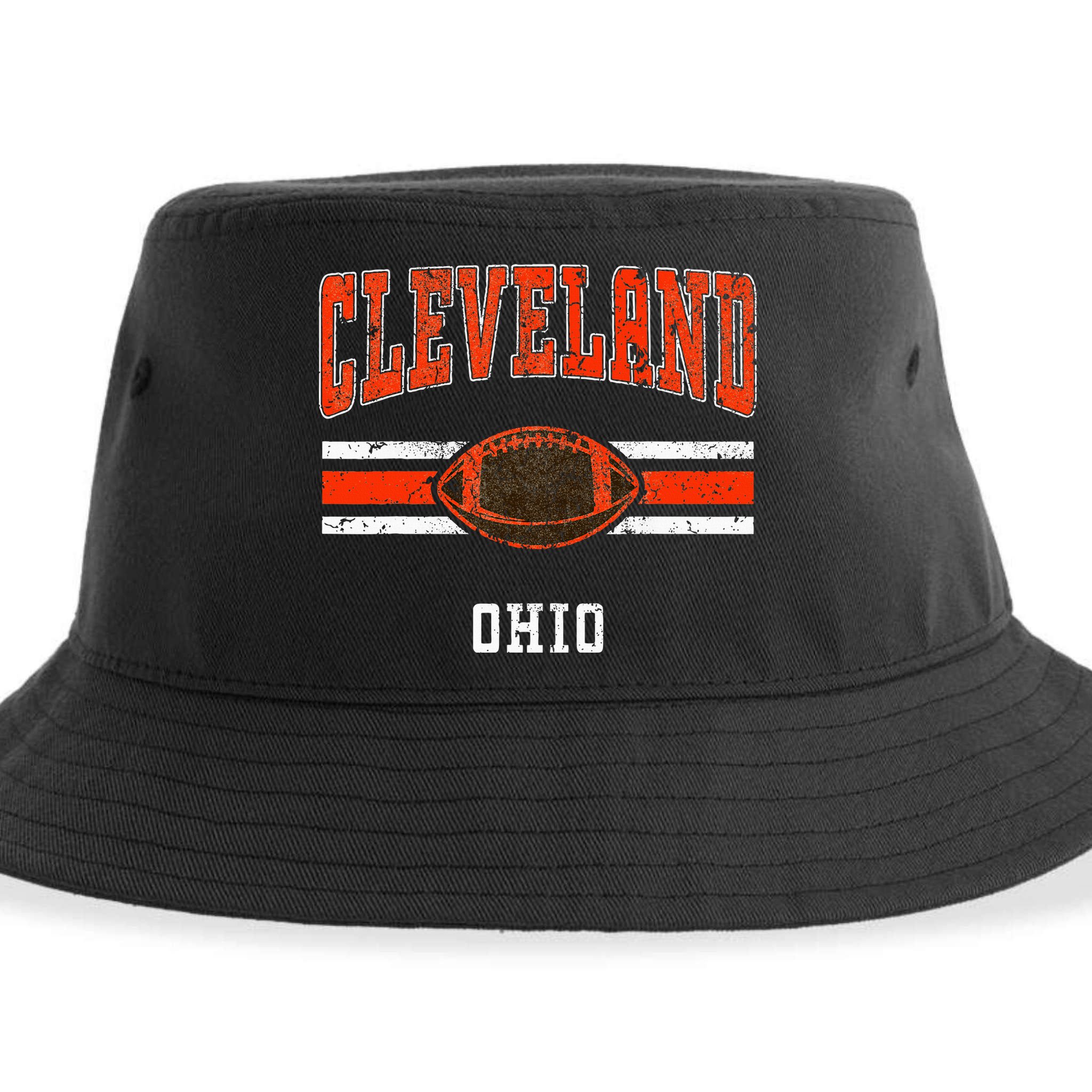 Cleveland Retro Vintage Classic Ohio Sustainable Bucket Hat