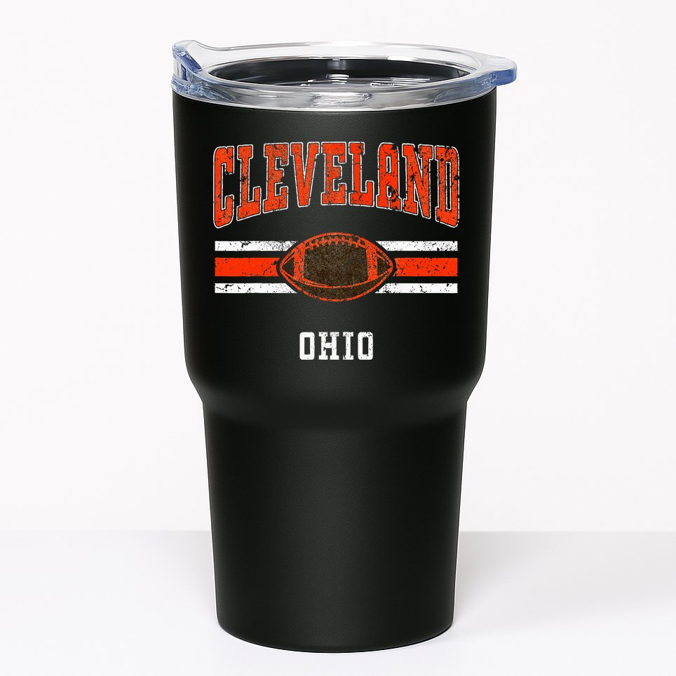 Cleveland Retro Vintage Classic Ohio Tumbler
