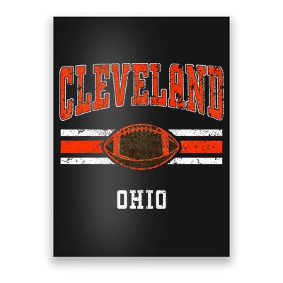 Cleveland Retro Vintage Classic Ohio Poster