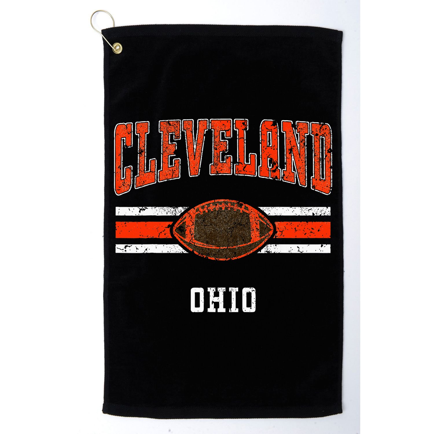 Cleveland Retro Vintage Classic Ohio Golf Towel