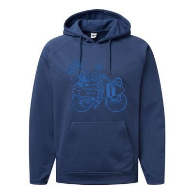 Costa Rica Vintage Performance Fleece Hoodie