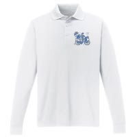 Costa Rica Vintage Performance Long Sleeve Polo