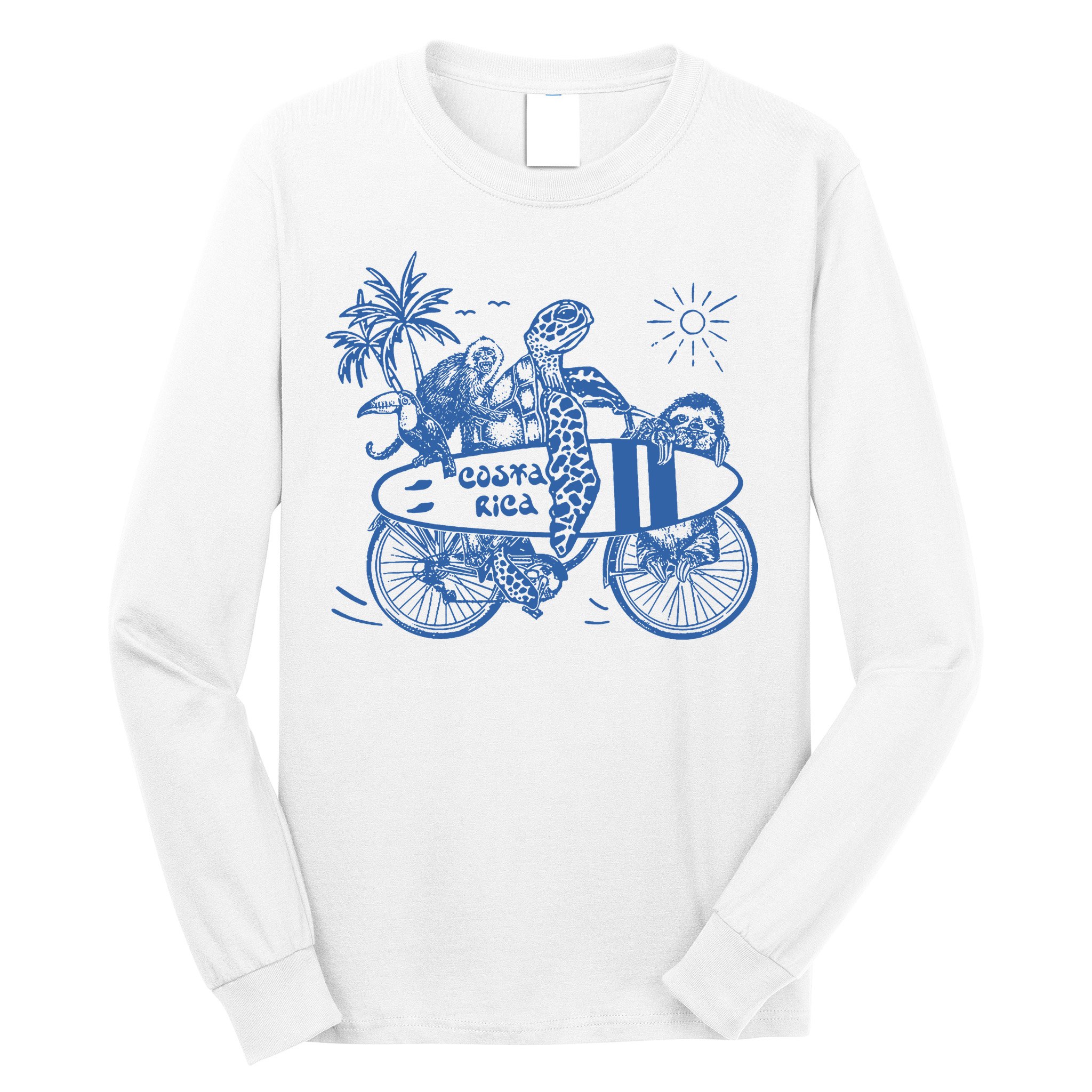 Costa Rica Vintage Long Sleeve Shirt