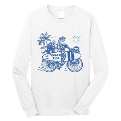 Costa Rica Vintage Long Sleeve Shirt