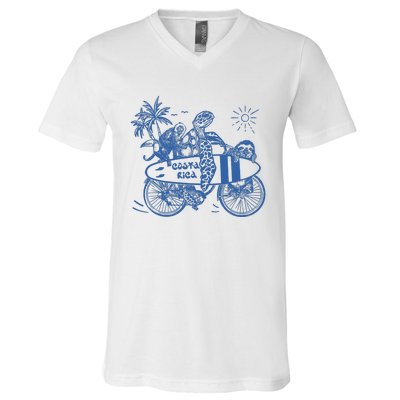 Costa Rica Vintage V-Neck T-Shirt