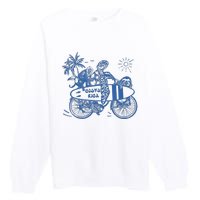 Costa Rica Vintage Premium Crewneck Sweatshirt