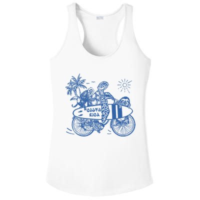 Costa Rica Vintage Ladies PosiCharge Competitor Racerback Tank