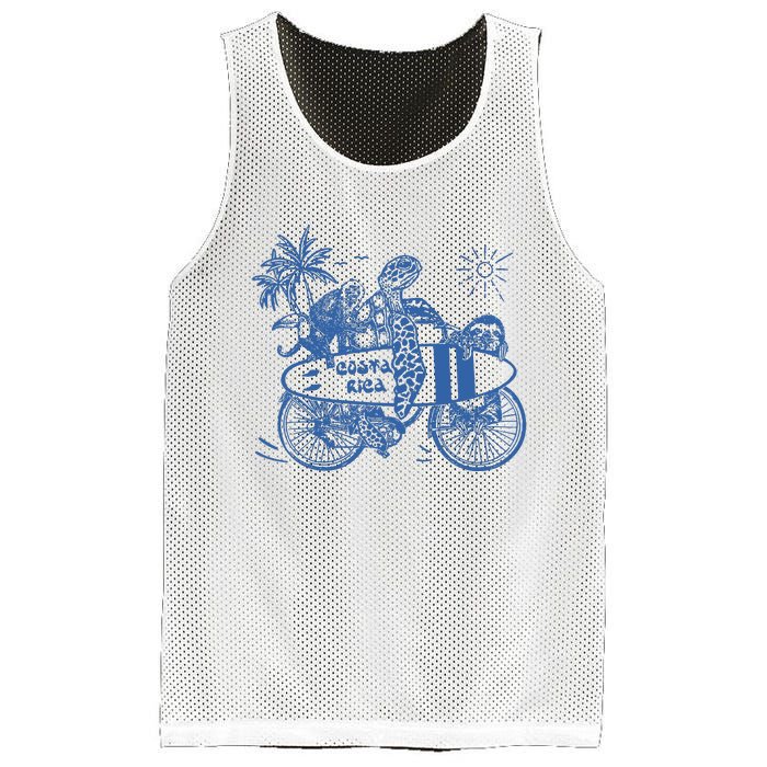 Costa Rica Vintage Mesh Reversible Basketball Jersey Tank