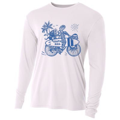 Costa Rica Vintage Cooling Performance Long Sleeve Crew