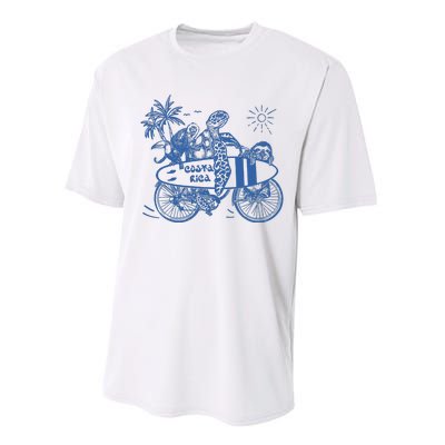 Costa Rica Vintage Performance Sprint T-Shirt