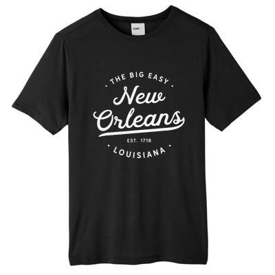 Classic Retro Vintage New Orleans Louisiana Big Easy NOLA Tall Fusion ChromaSoft Performance T-Shirt