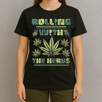 Cool Retro Vintage Style 420 Weed Marijuana Stoner T-Shirt