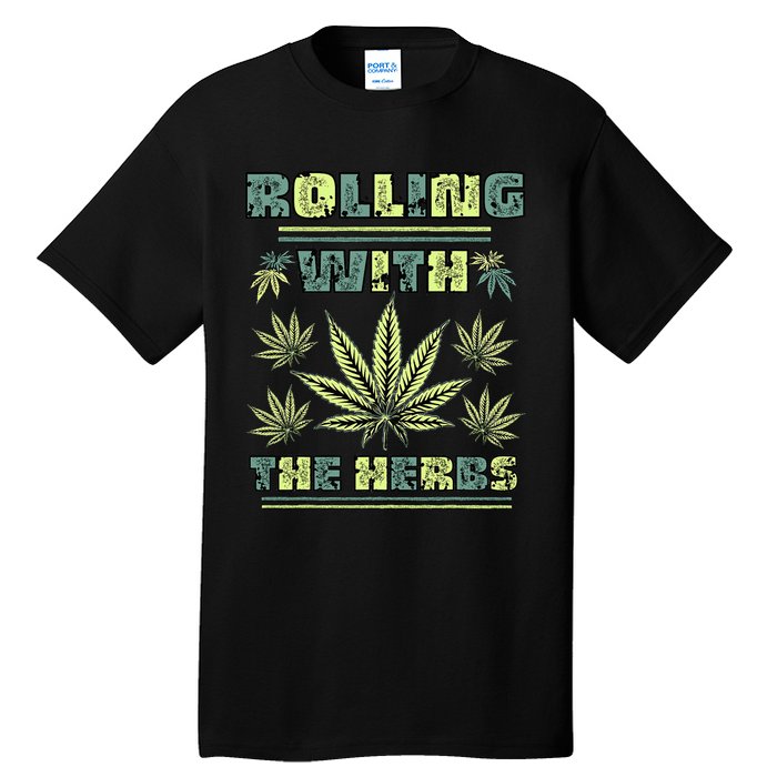 Cool Retro Vintage Style 420 Weed Marijuana Stoner Tall T-Shirt