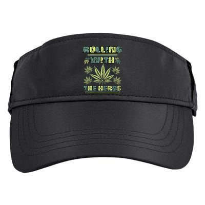 Cool Retro Vintage Style 420 Weed Marijuana Stoner Adult Drive Performance Visor