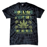 Cool Retro Vintage Style 420 Weed Marijuana Stoner Tie-Dye T-Shirt