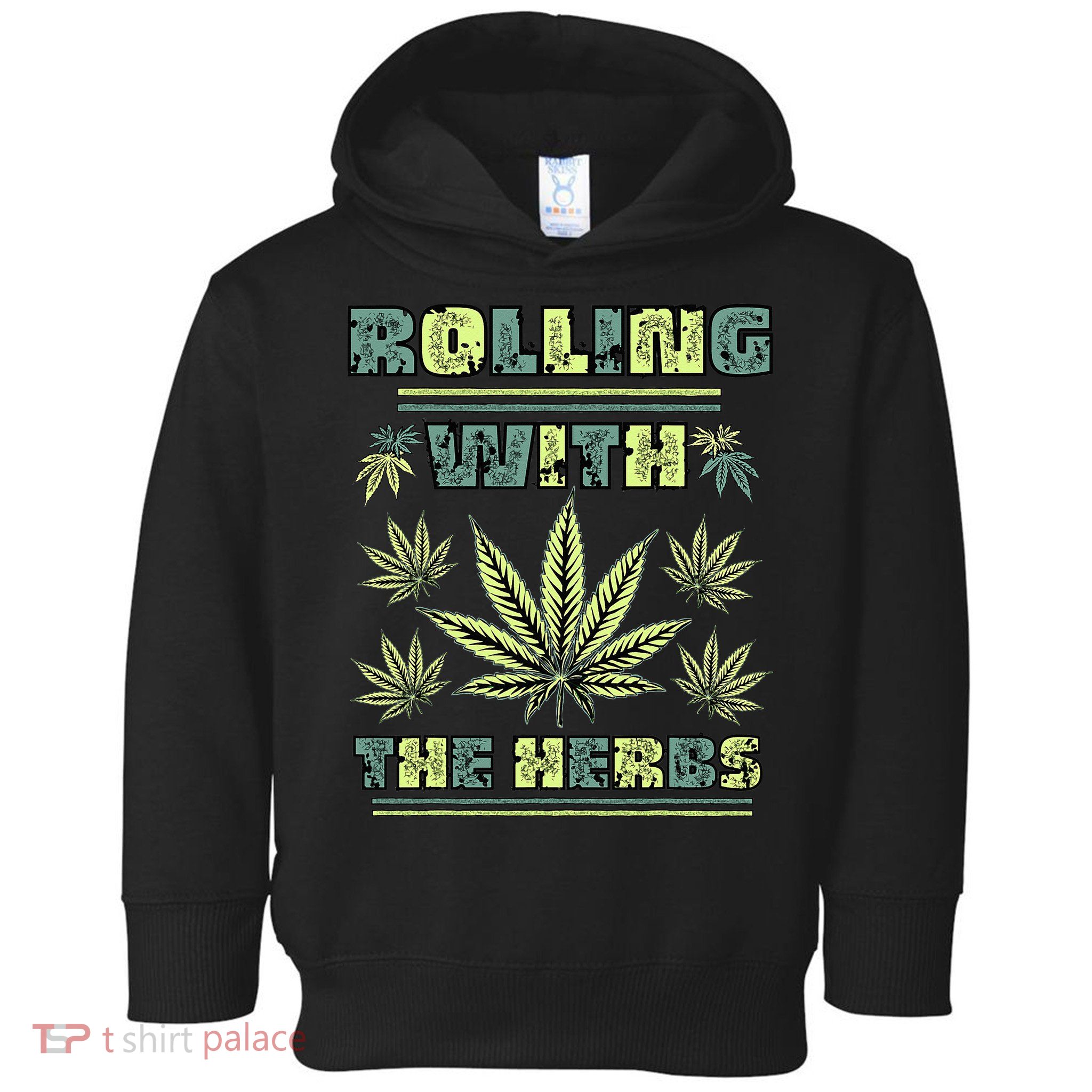 Cool Retro Vintage Style 420 Weed Marijuana Stoner Toddler Hoodie