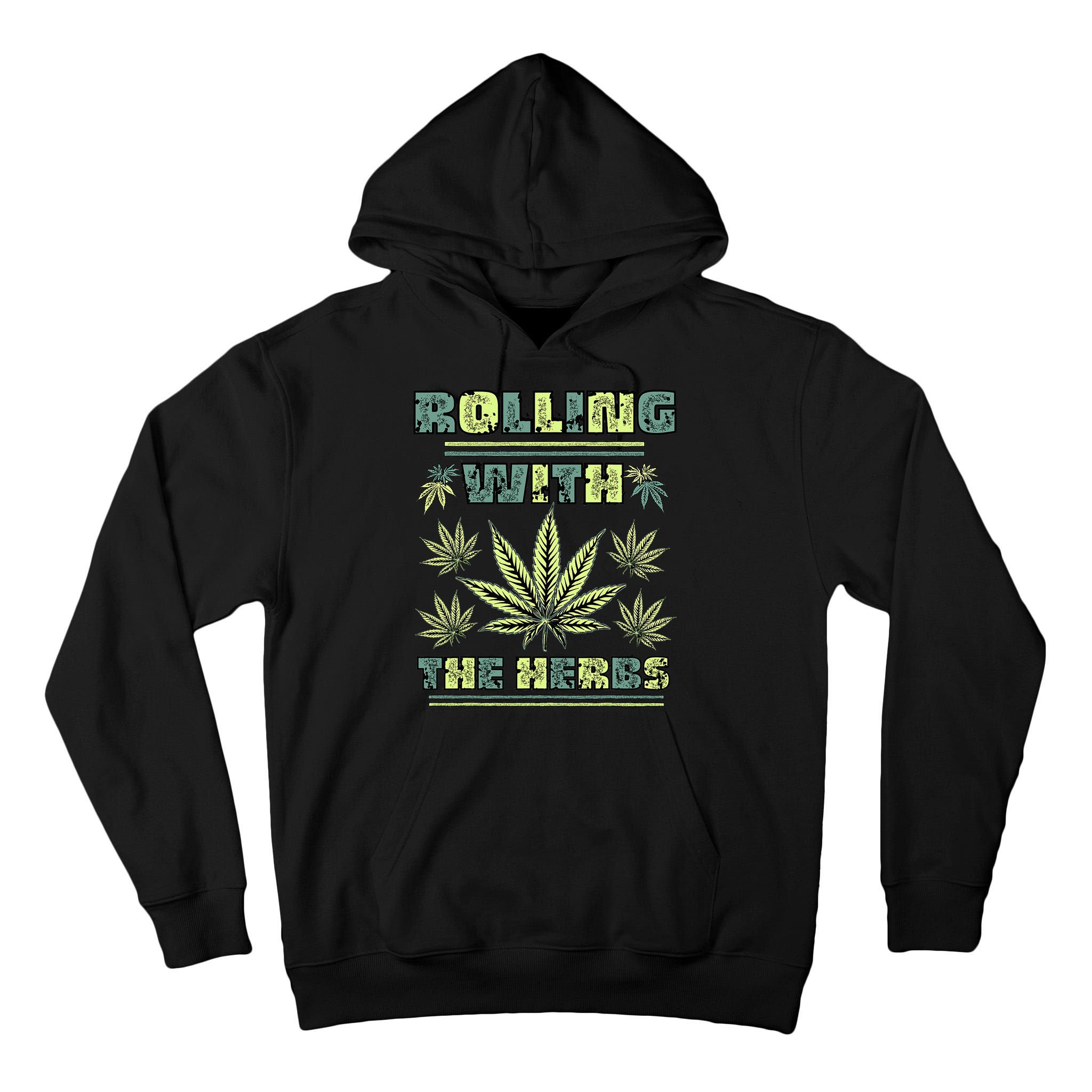 Cool Retro Vintage Style 420 Weed Marijuana Stoner Tall Hoodie
