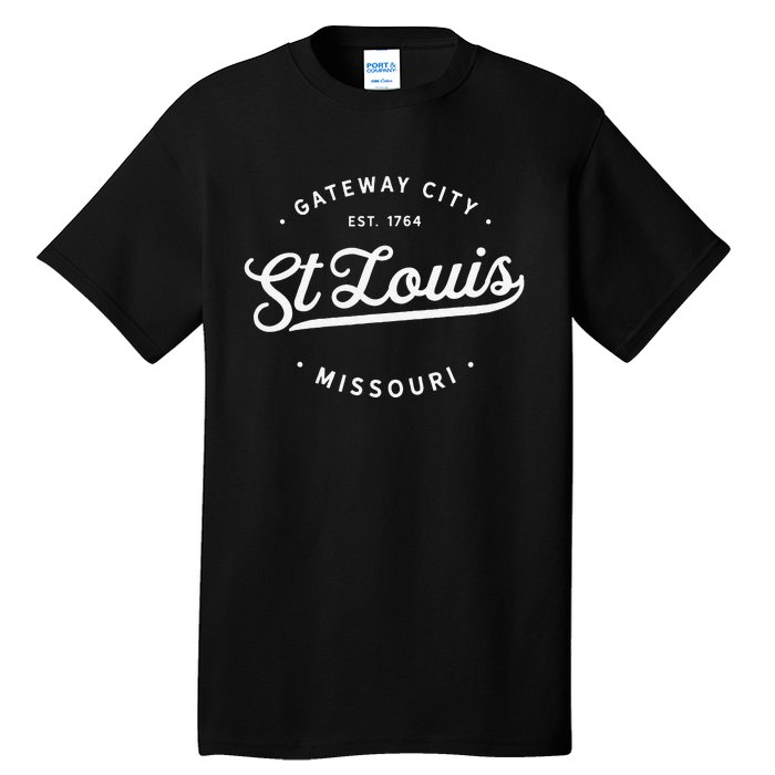 Classic Retro Vintage St Louis Missouri Usa Novelty Souvenir Tall T-Shirt