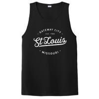 Classic Retro Vintage St Louis Missouri Usa Novelty Souvenir PosiCharge Competitor Tank