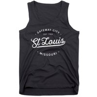 Classic Retro Vintage St Louis Missouri Usa Novelty Souvenir Tank Top