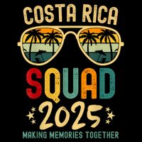 Costa Rica Vacation Squad 2025 Family Vacation Trip Matching Zip Tote Bag