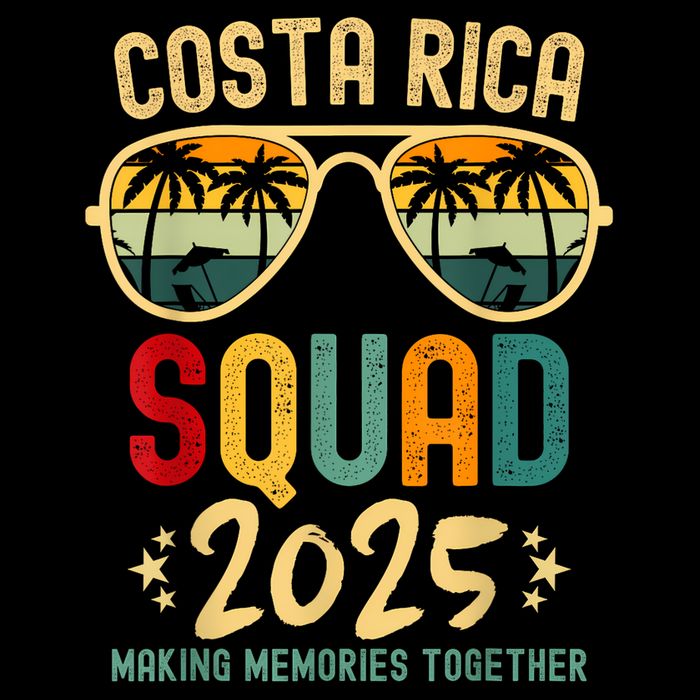 Costa Rica Vacation Squad 2025 Family Vacation Trip Matching Zip Tote Bag