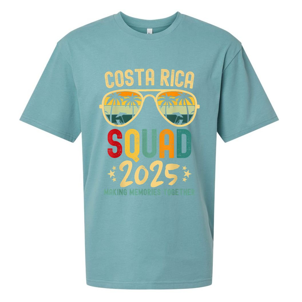 Costa Rica Vacation Squad 2025 Family Vacation Trip Matching Sueded Cloud Jersey T-Shirt