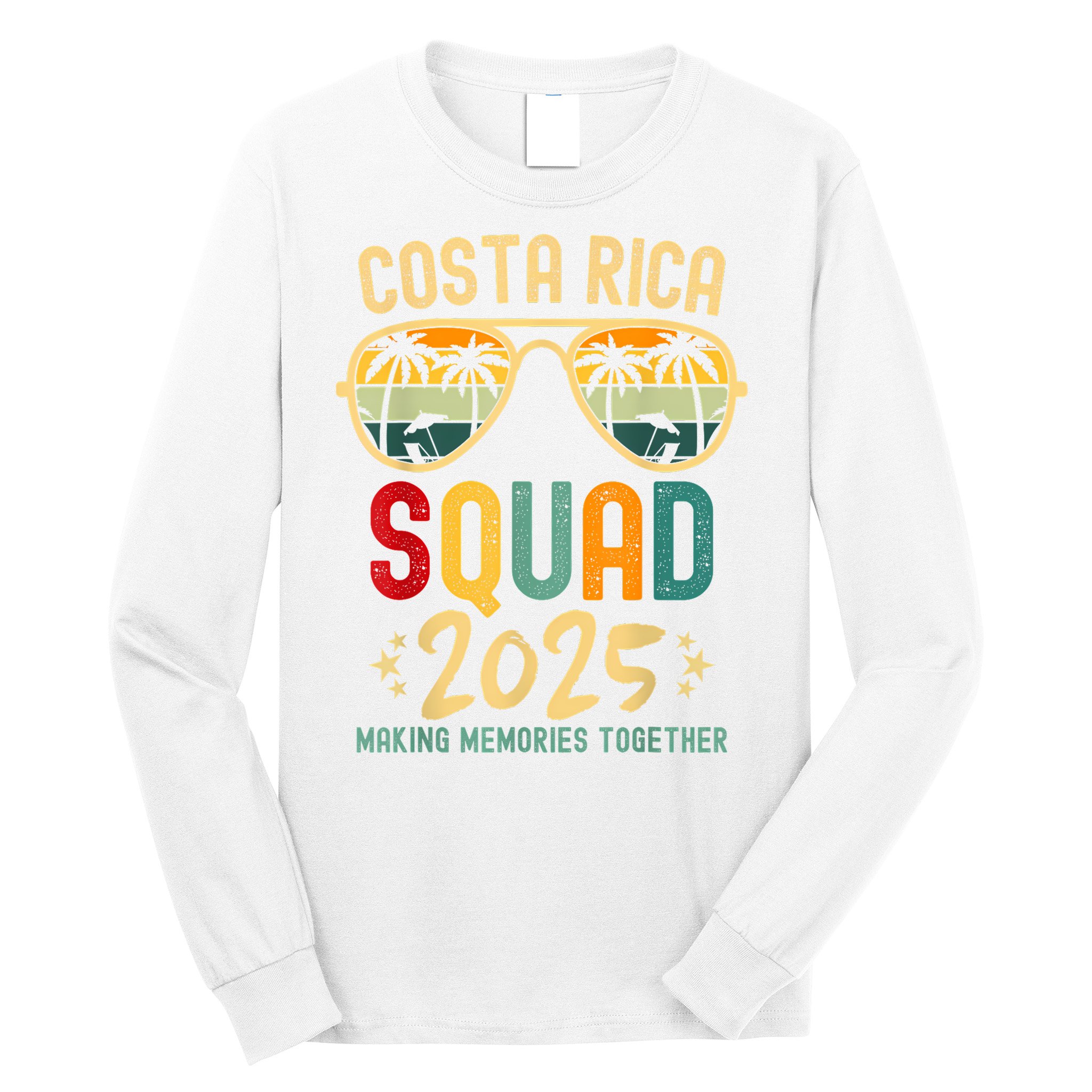 Costa Rica Vacation Squad 2025 Family Vacation Trip Matching Long Sleeve Shirt