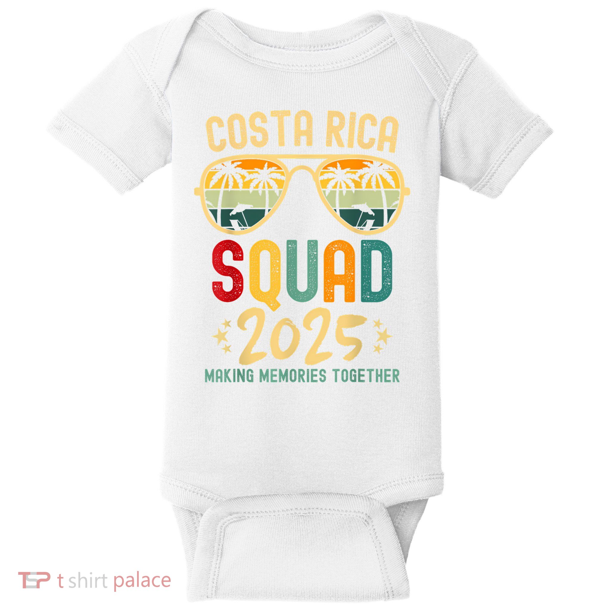 Costa Rica Vacation Squad 2025 Family Vacation Trip Matching Baby Bodysuit