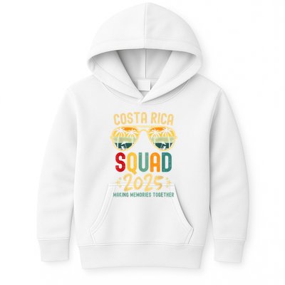 Costa Rica Vacation Squad 2025 Family Vacation Trip Matching Kids Hoodie