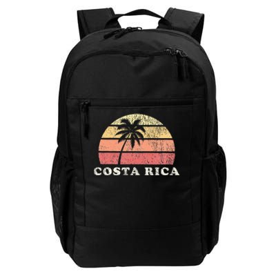 Costa Rica Vintage 70s Retro Throwback Design Daily Commute Backpack