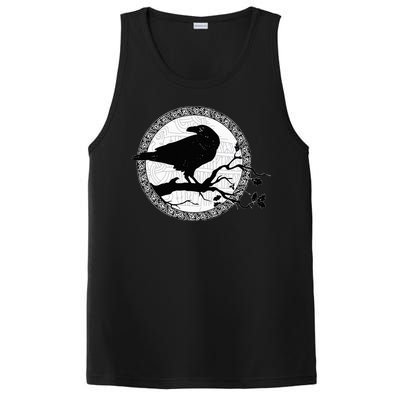 Celtic Raven Viking Wisdom Tattoo Art PosiCharge Competitor Tank