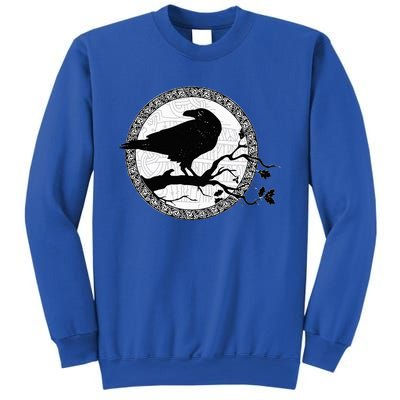 Celtic Raven Viking Wisdom Tattoo Art Sweatshirt