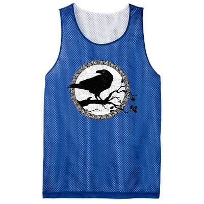 Celtic Raven Viking Wisdom Tattoo Art Mesh Reversible Basketball Jersey Tank