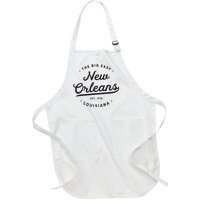 Classic Retro Vintage New Orleans Louisiana Casual Big Easy Full-Length Apron With Pockets