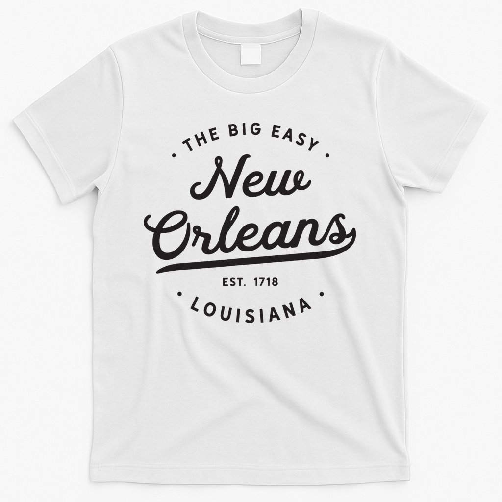 Classic Retro Vintage New Orleans Louisiana Casual Big Easy T-Shirt
