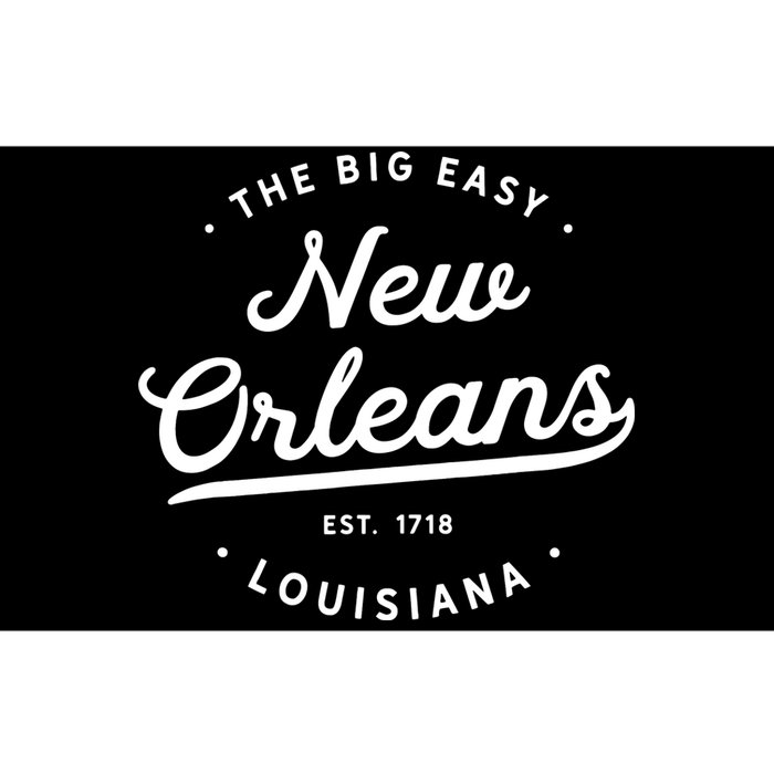 Classic Retro Vintage New Orleans Louisiana Big Easy Nola Bumper Sticker