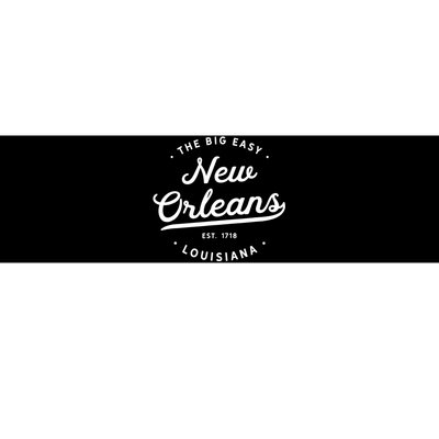 Classic Retro Vintage New Orleans Louisiana Big Easy Nola Bumper Sticker