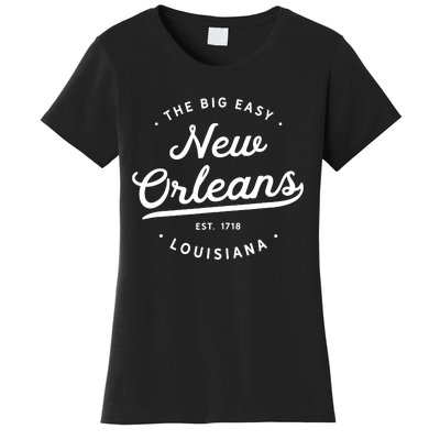 Classic Retro Vintage New Orleans Louisiana Big Easy Nola Women's T-Shirt