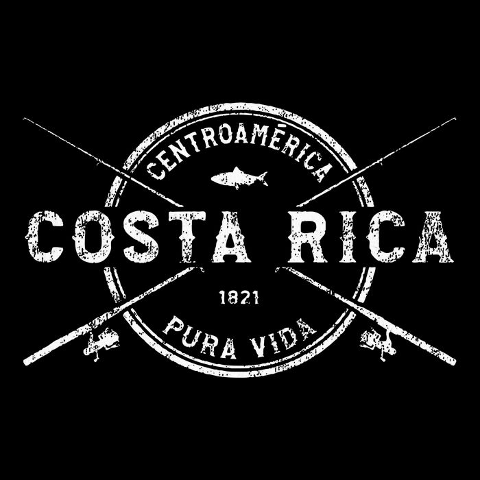 Costa Rica Vintage Crossed Fishing Rods Womens Tank Top