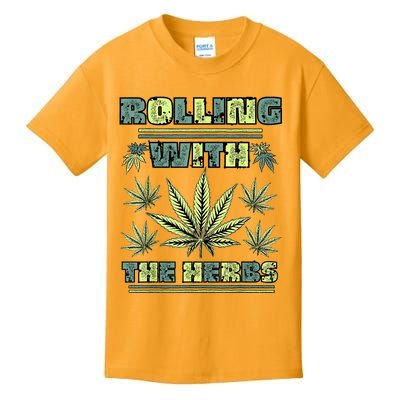 Cool Retro Vintage Style 420 Weed Marijuana Stoner Kids T-Shirt