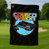 Colecovision Retro Vintage Video Game Gamer Golf Towel